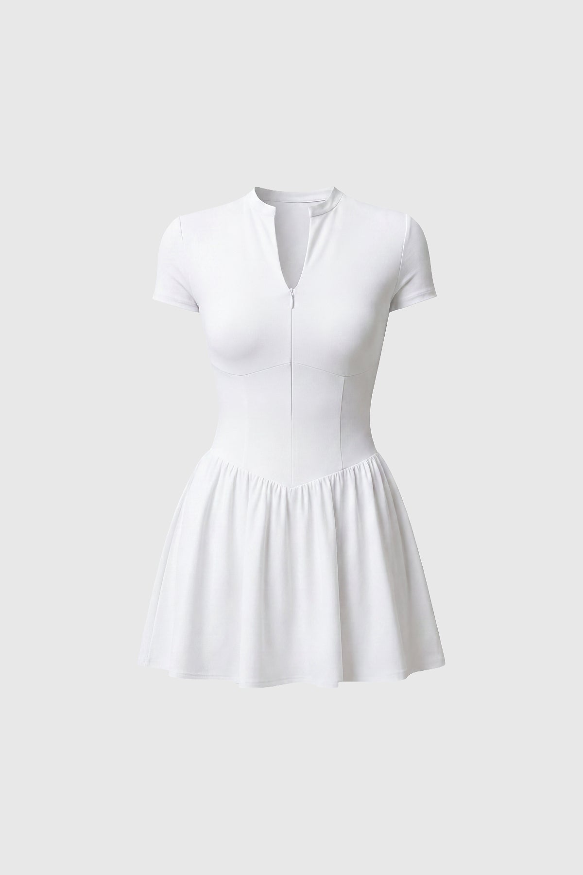 Precision Play Golf Dress in White