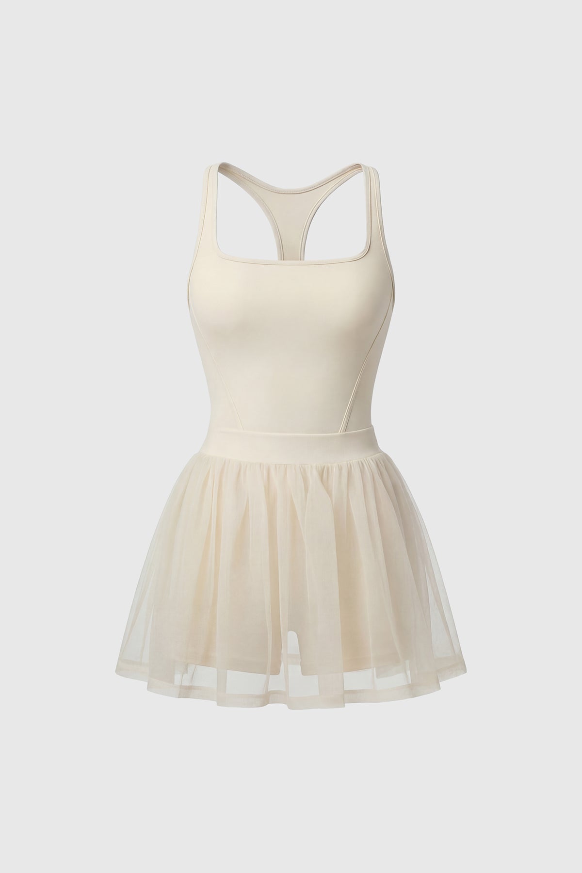 Love At First Serve Tennis Dress in Ivory