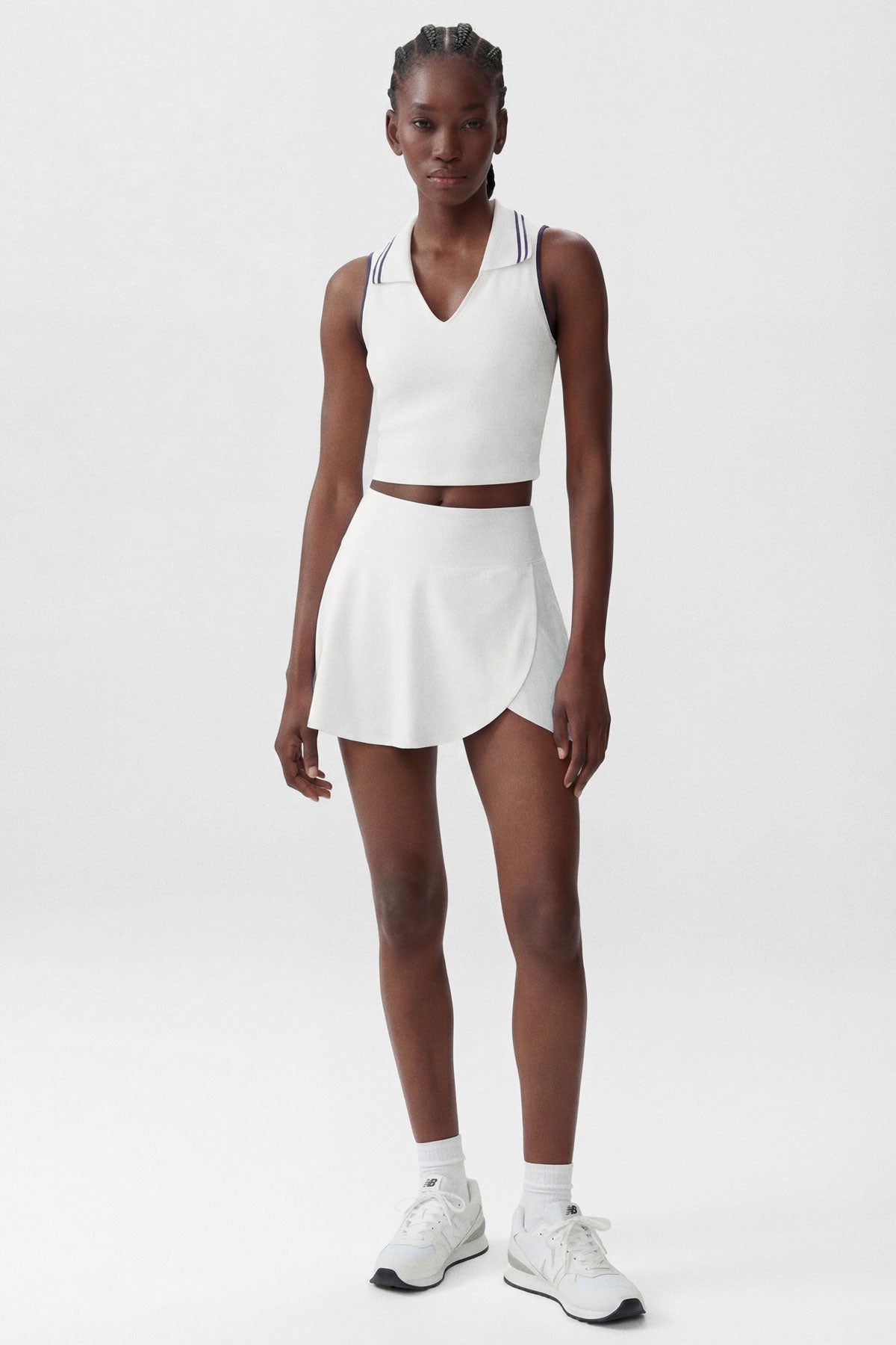 Precision Swing Tennis Skirt in White