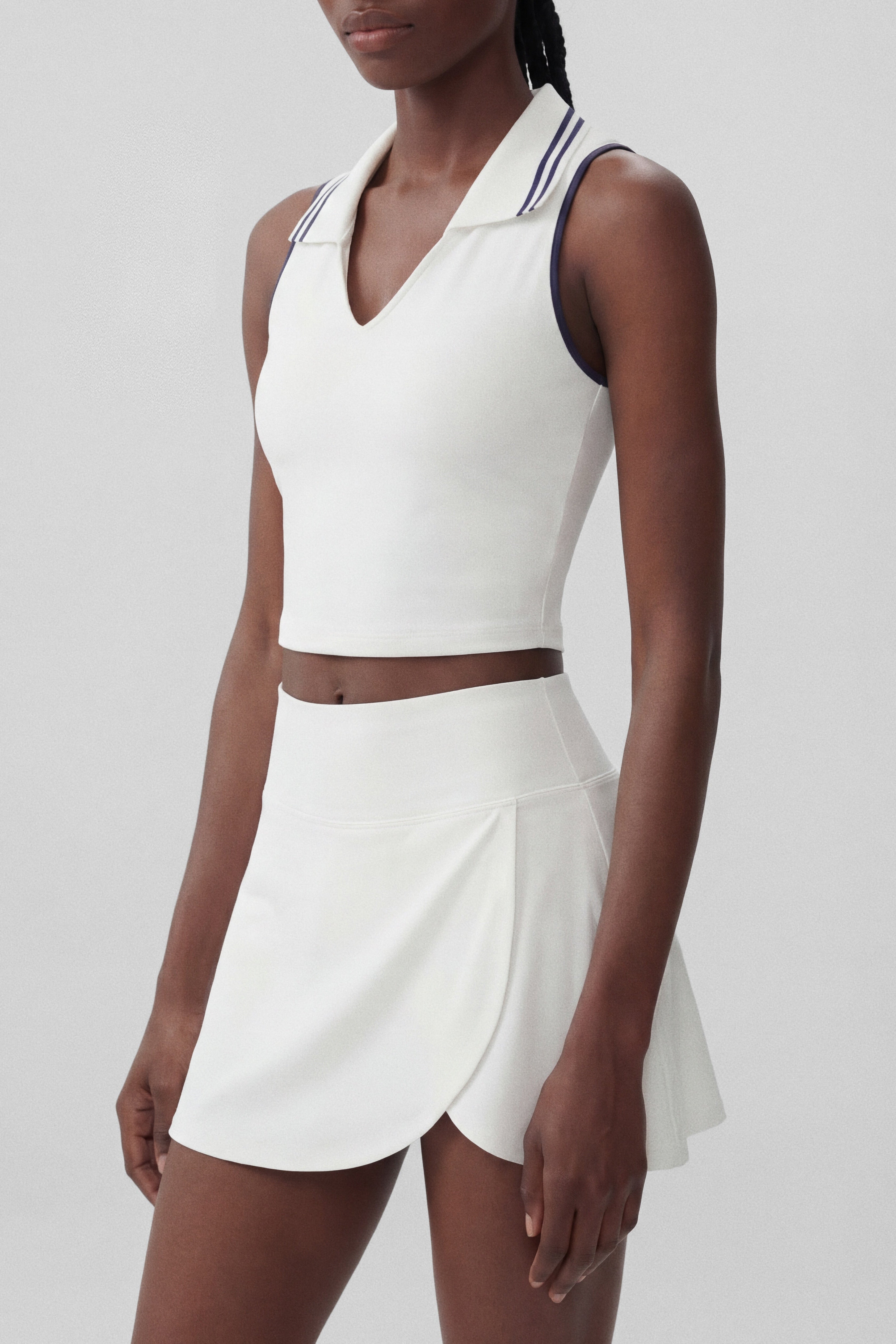 Precision Swing Tennis Skirt in White