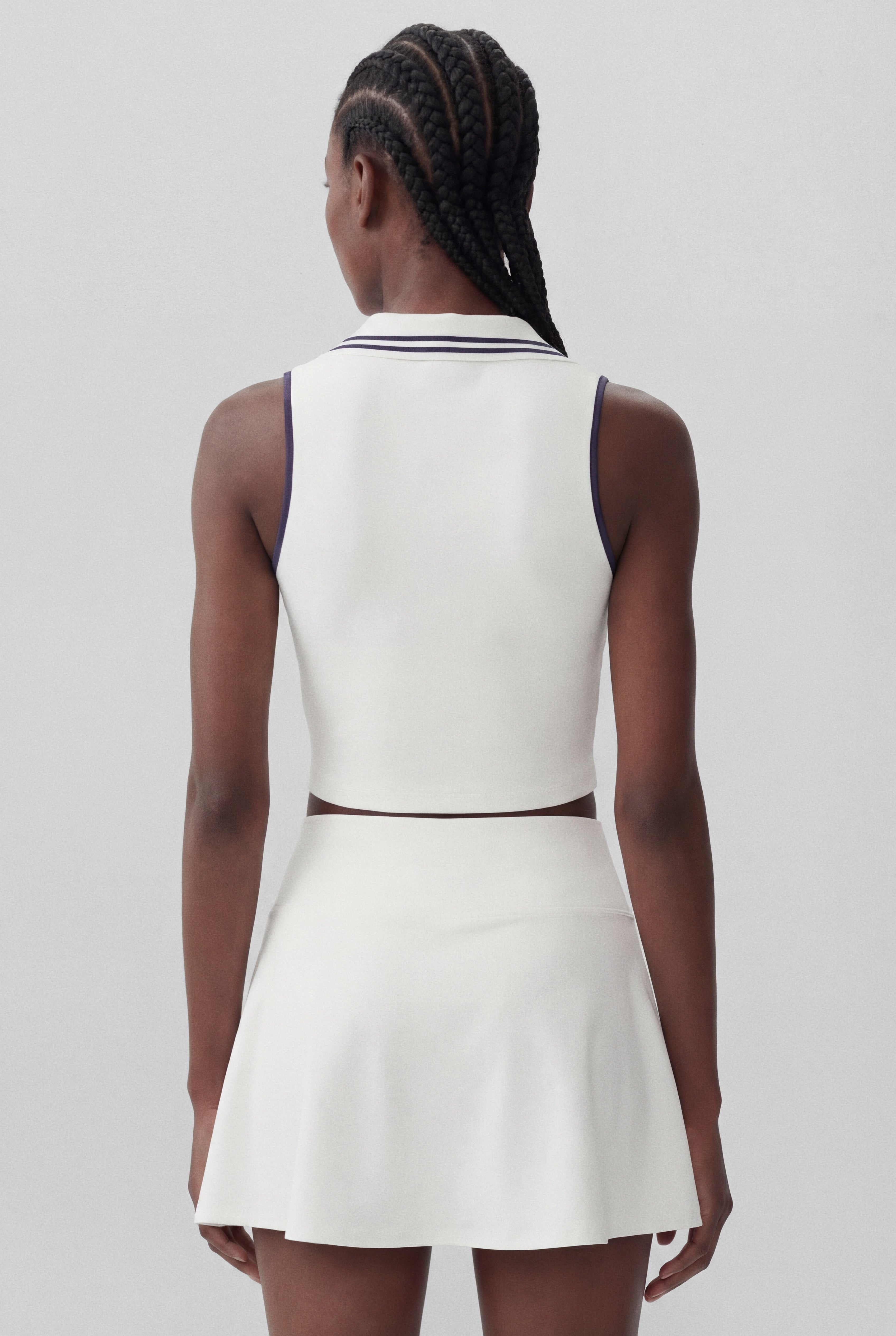 Precision Swing Tennis Skirt in White