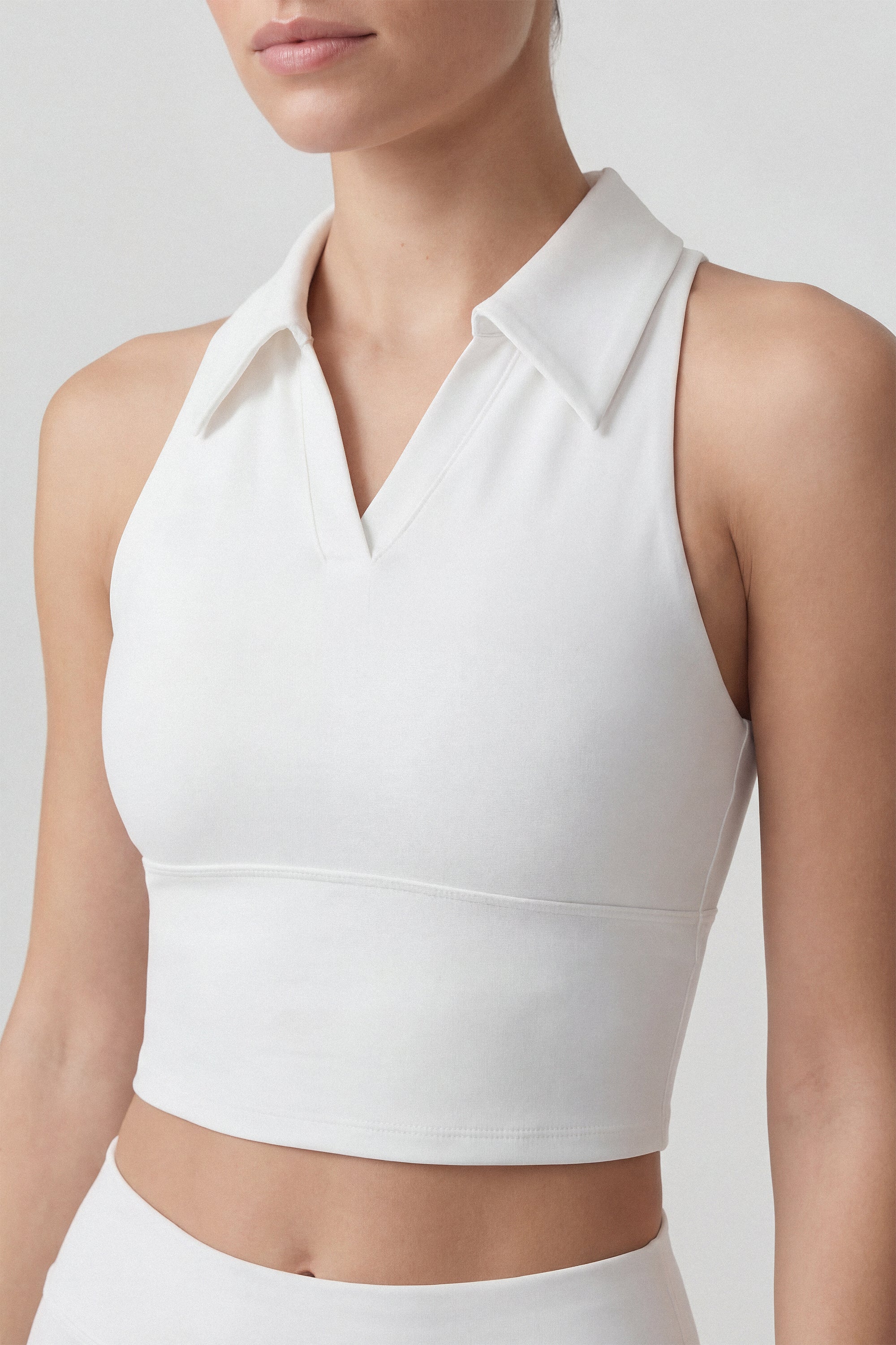 Practice Round Golf Collared Top