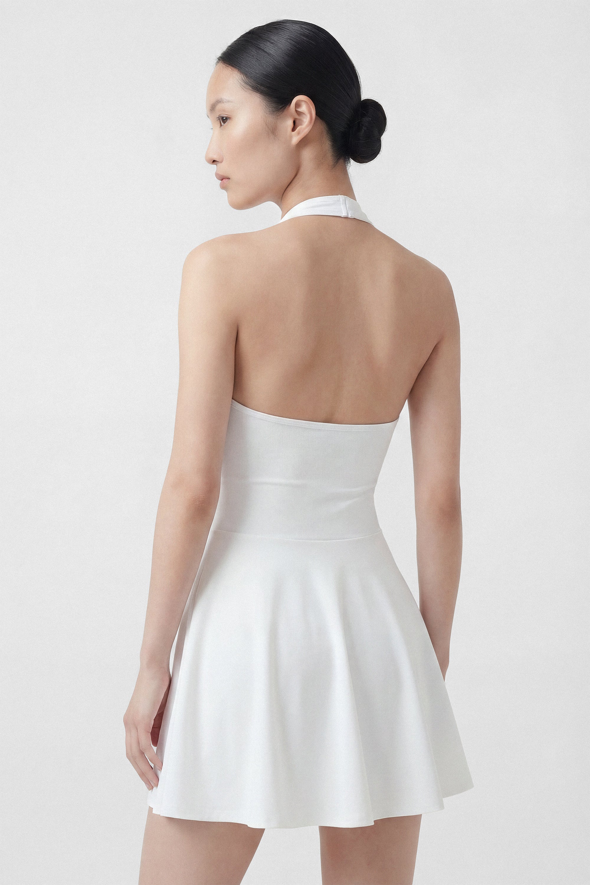 Back Nine Golf Dress in White