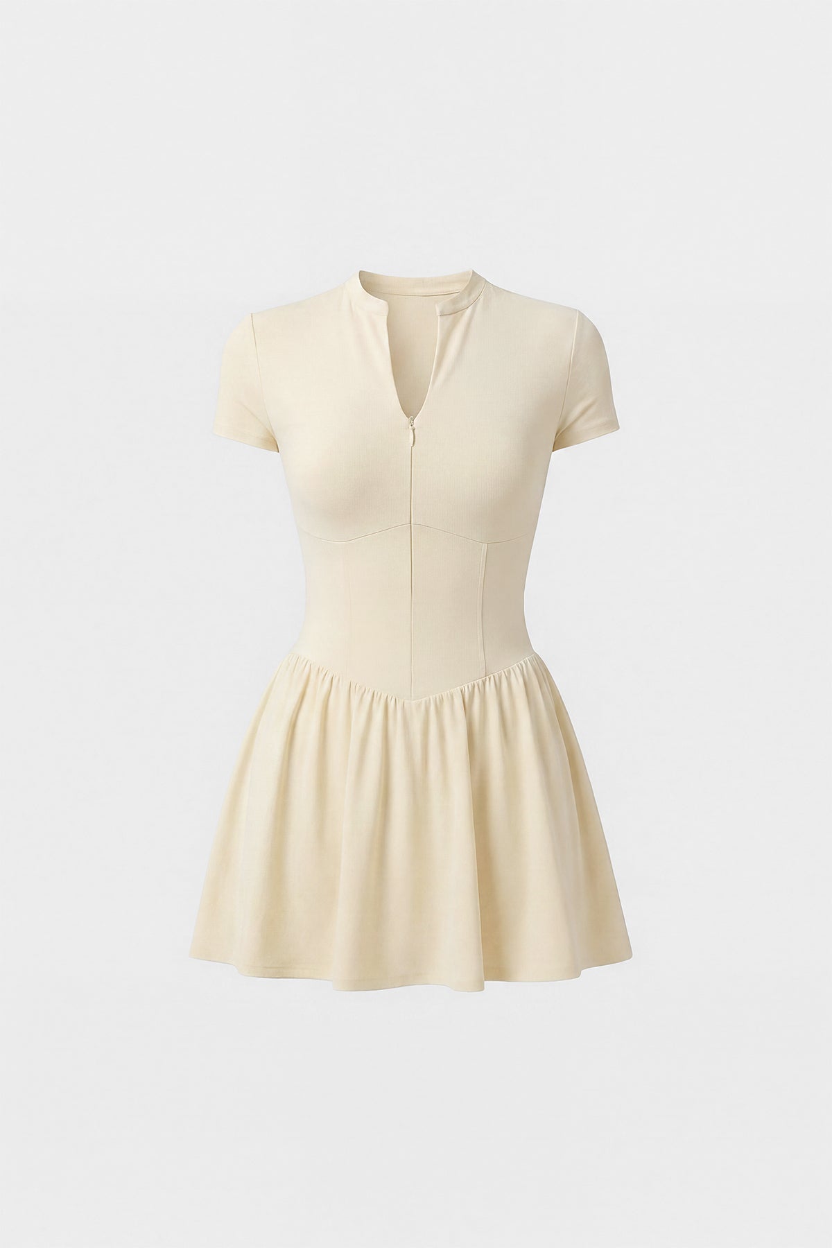 Precision Play Golf Dress in Butter Yellow
