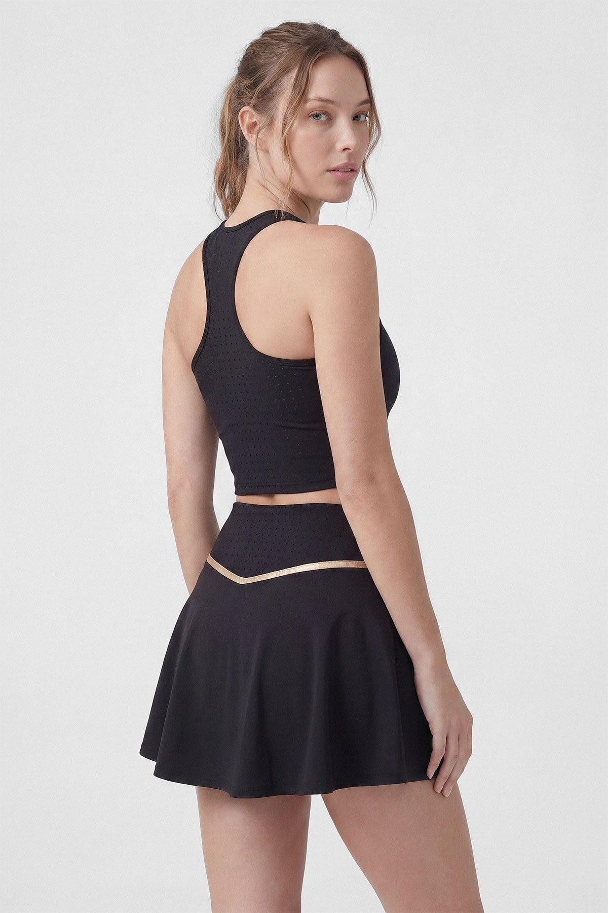 Tiebreaker White Tennis Crop Top | Common Player
