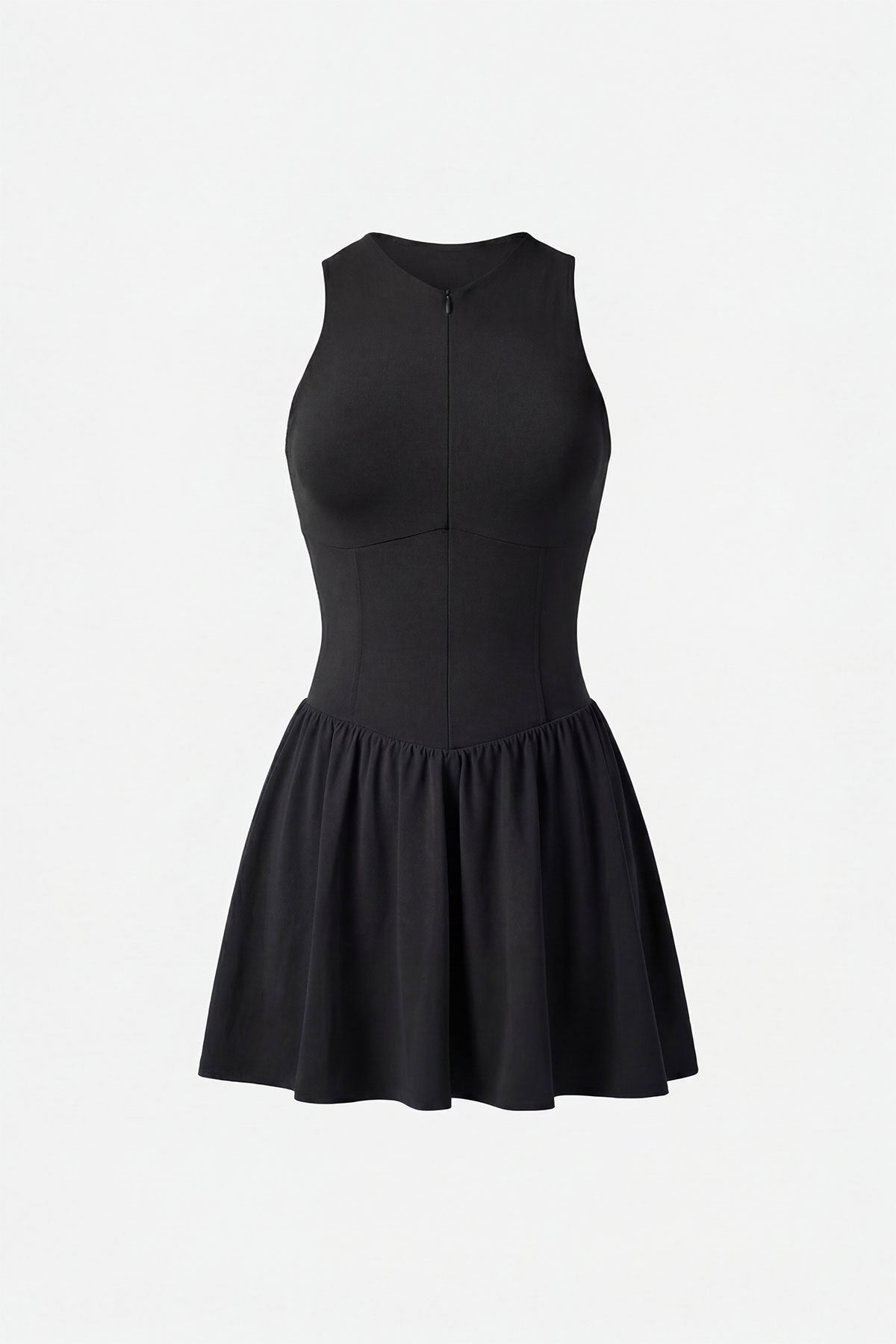 Match Mode Tennis Dress in Black